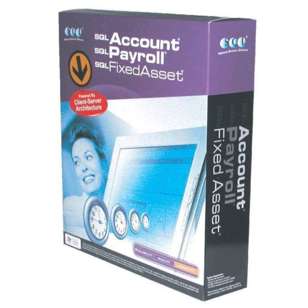 SQL Accounting+Invoicing+Stock Software GST Ready