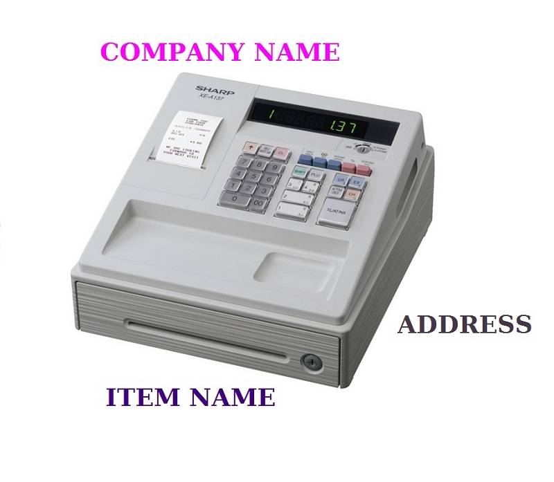 SHARP Cash Register XEA137(WHITE)