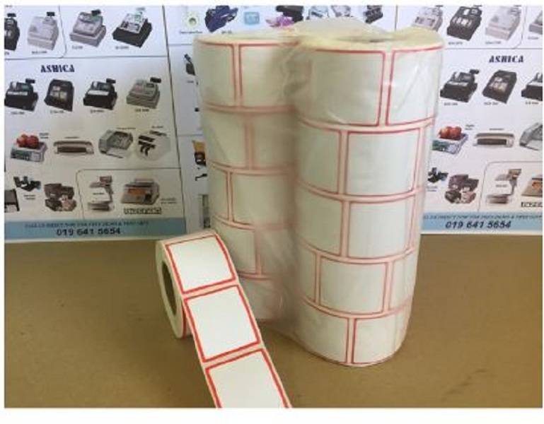 Thermal scale label sticker 40mm x 46mm 600 Pcs Per roll x10