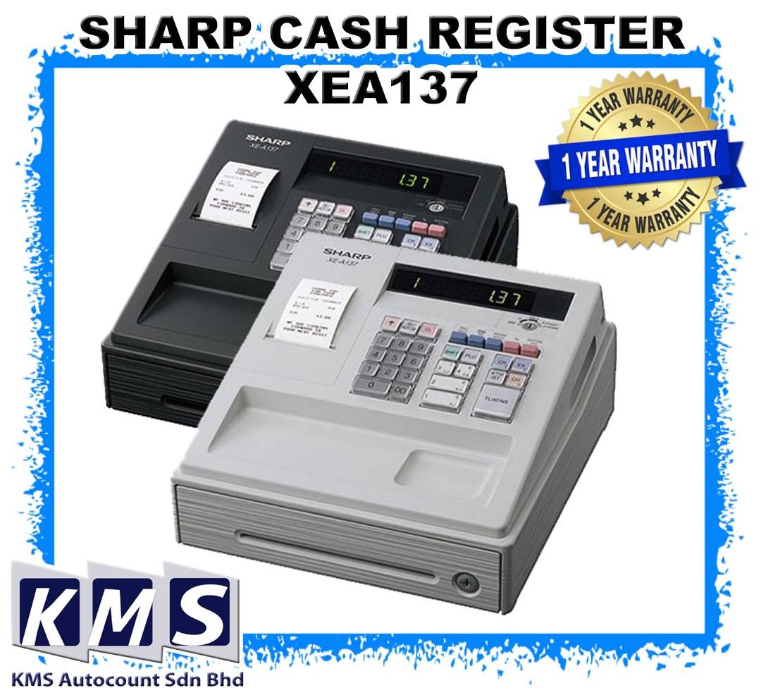 Cash Register Machine (Sharp) XEA137 XEA137 XEA137 READY STOCK