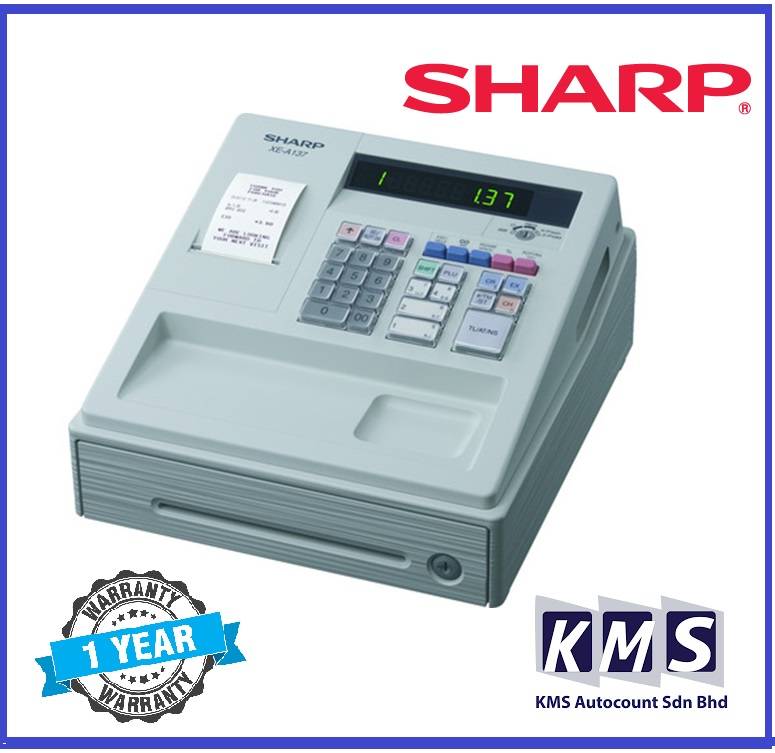 Cash Register Machine SHARP XEA137(White)
