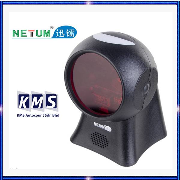 Laser Barcode Scanner 20 Lines Desktop Omnidirectional Bar code Reader