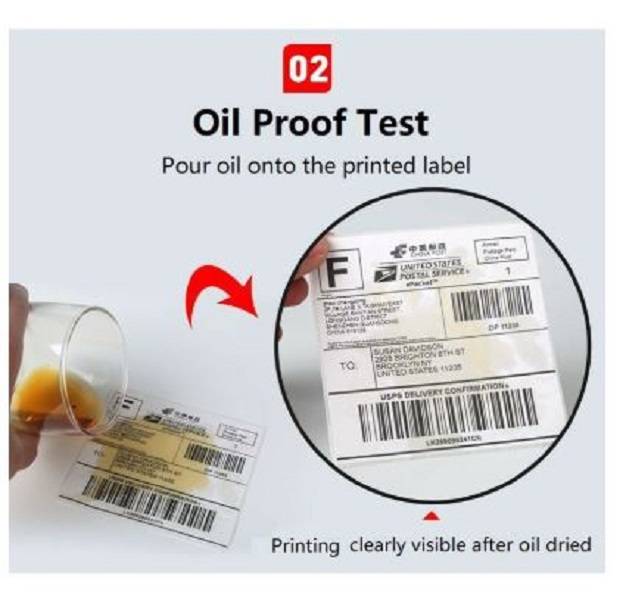 A6 Thermal Paper Shopee lazada waybill label 100mm x 150mm Waterproof Scratch Resistant Label ...