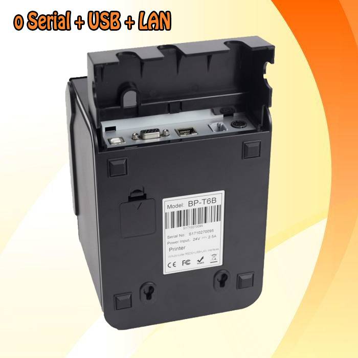 Thermal Receipt Printer Posmac BPT6B (USB+SERIAL+LAN) (Pending beep
