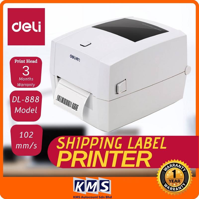 DELI Shopee Lazada DL-888D Thermal Label Printer to Print Air ...