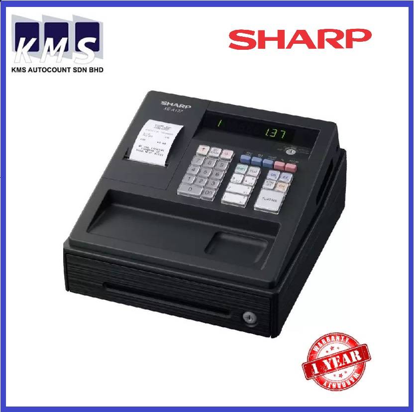 SHARP CASH REGISTER MACHINE XEA137 (GST FUNCTION)