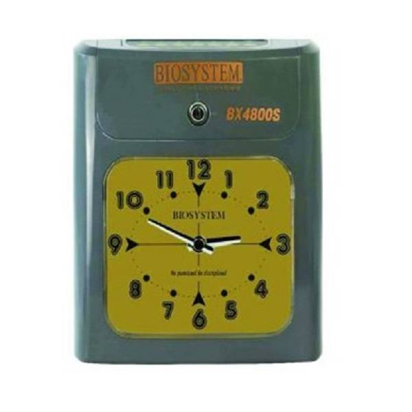 INTELLIGENT TIME RECORDER BIOSYSTEM BX4800S Punch Card Machine *Can