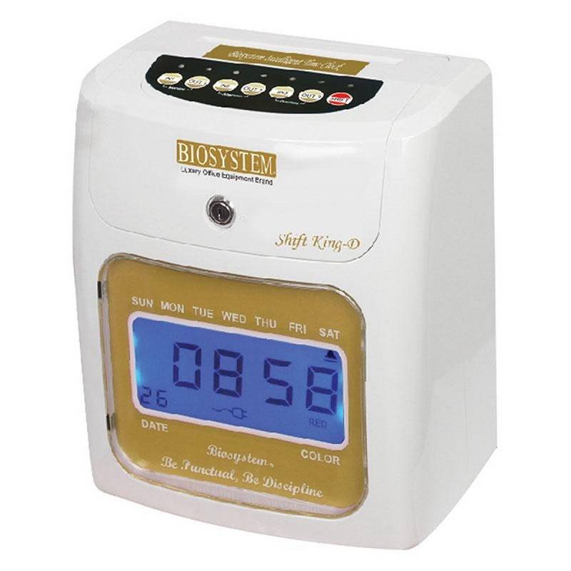 Digital Time Recorder Biosystem Shift King D Punch Card Machine