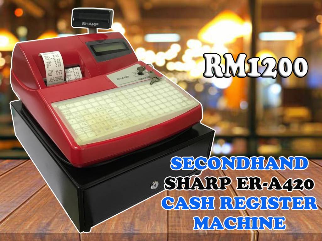 SECONDHAND SHARP Cash Register ERA420 2PRINTING RECEIPT