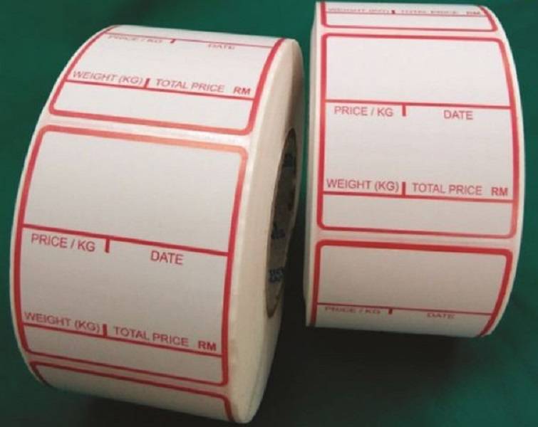 Thermal Weighing Scale Label Barcode Label