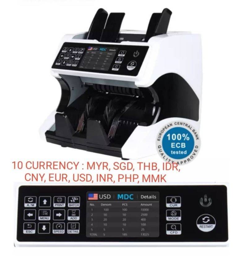 Valuescan NCM1500 Mix Value Counter Cash Money Note Bill Counting