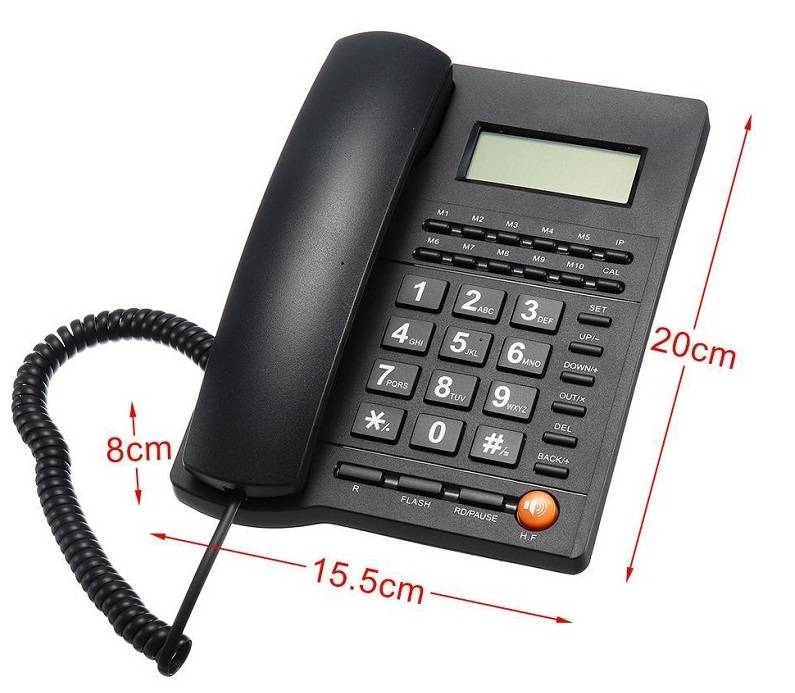 Home Telephone l Single Line Phone Caller ID Telephone l Telefon