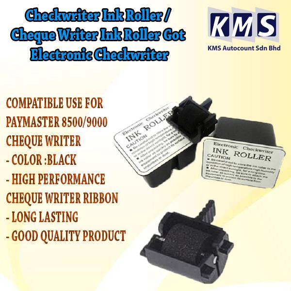 Checkwriter Ink Roller / Cheque Writer Ink Roller Got Electronic