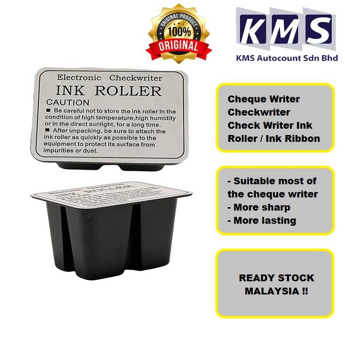 Cheque Writer Checkwriter Check Writer Ink Roller / Ink Ribbon