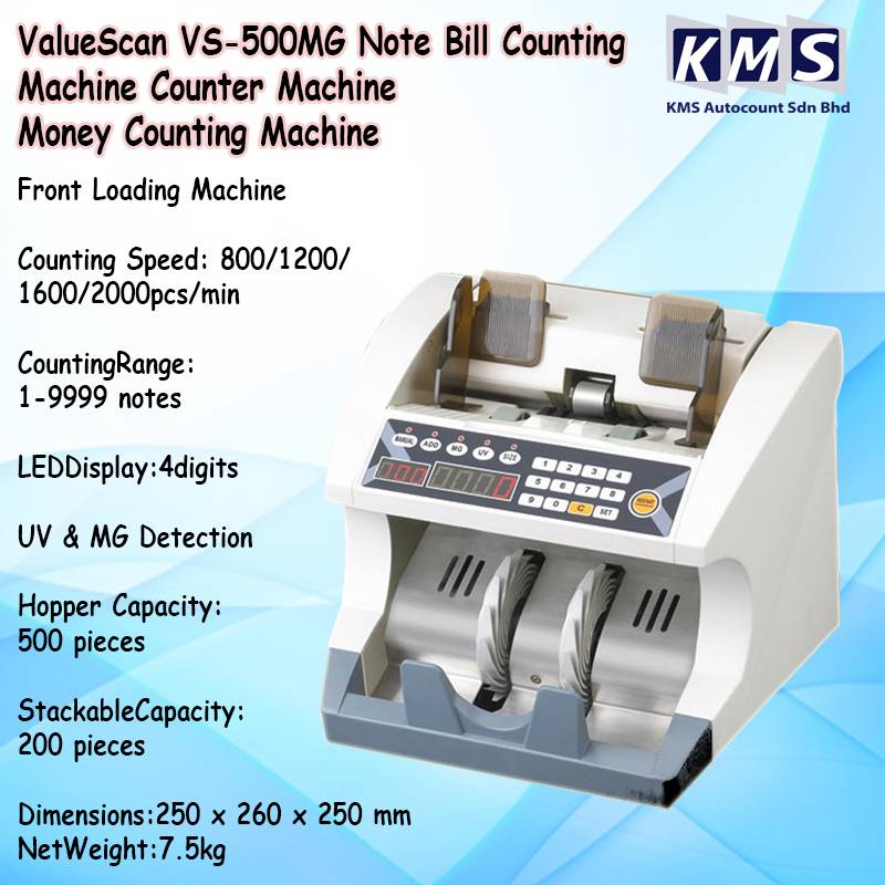 ValueScan VS500MG Note Bill Counting Machine Counter Machine Money