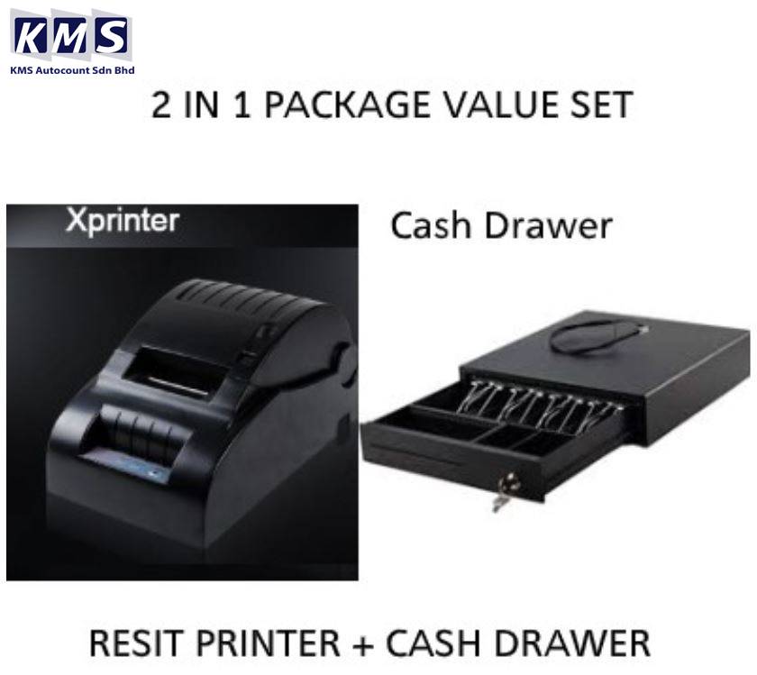POS set 3 IN 1 PACKAGE RESIT PRINTER + CASH DRAWER VALUE SET
