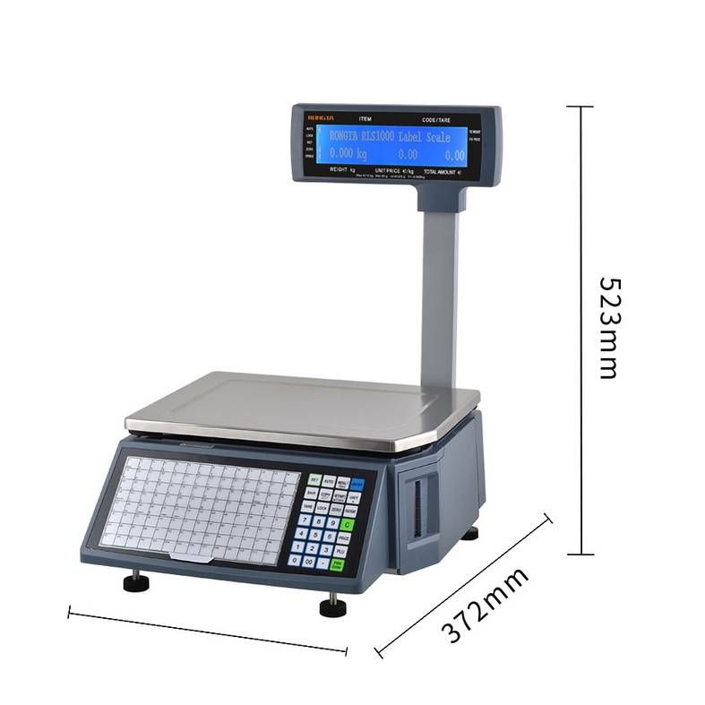 RONGTA RLS1100 30KG BARCODE WEIGHING SCALE WITH 1 YEAR STAMPING