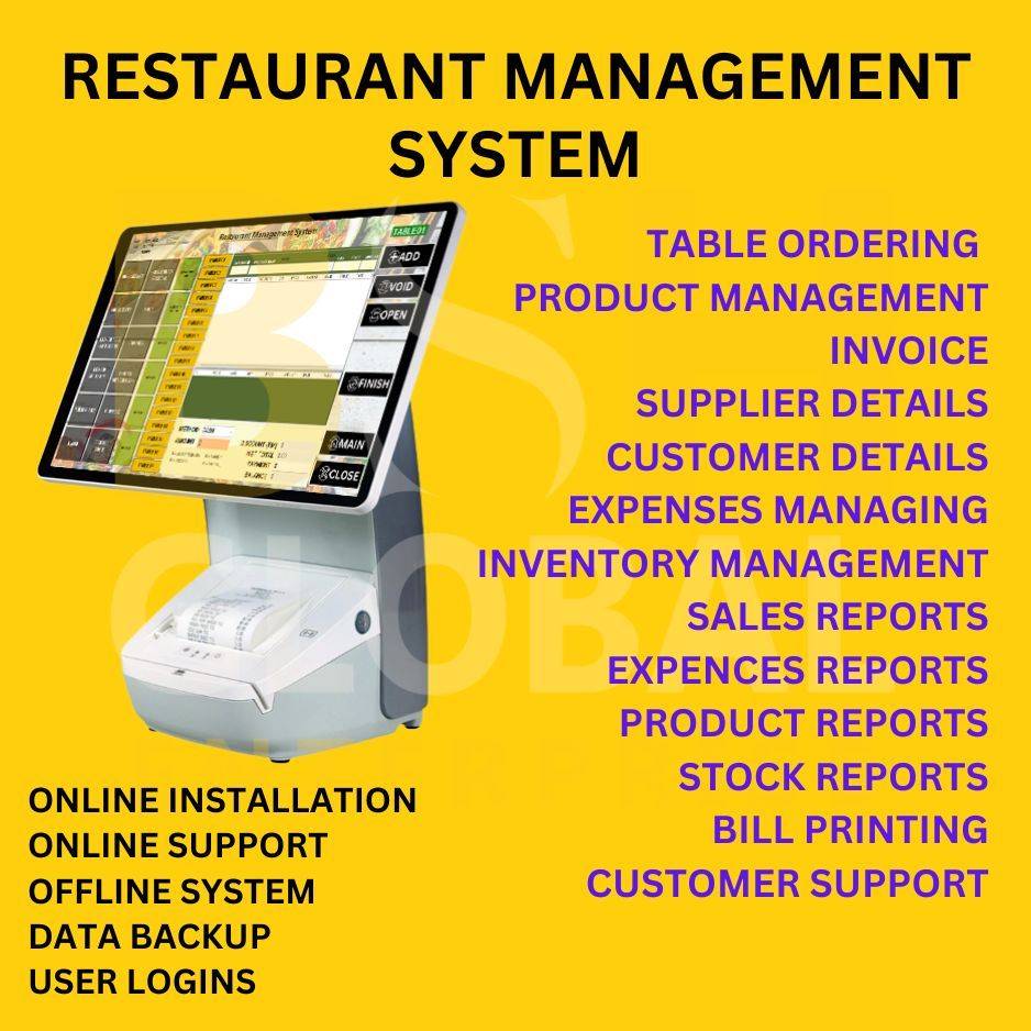 POS SYSTEM RESTORAN MANAGEMENT SYSTEM POINT OF SALE SYSTEM RETAIL CAFE