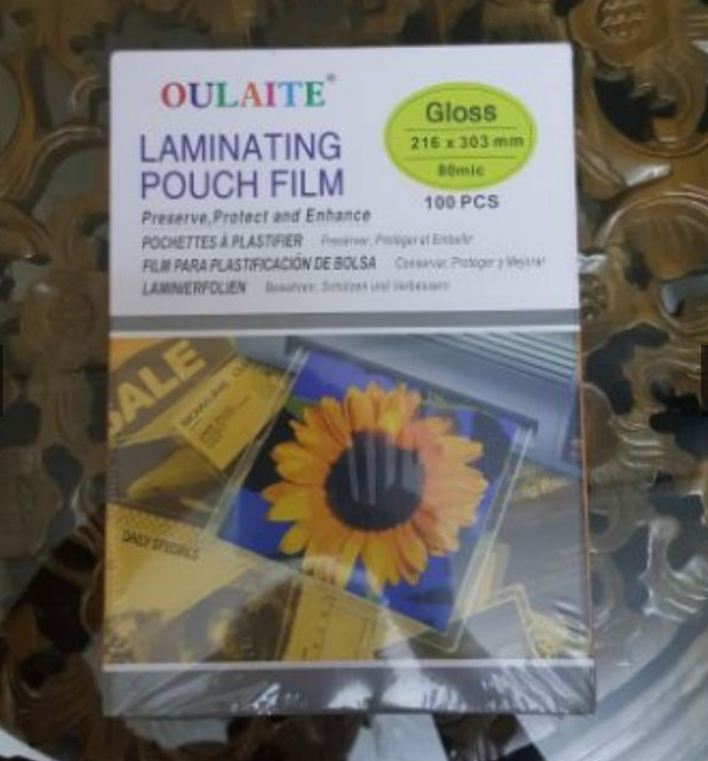 LAMINATING POUCH FILM A4 SIZE