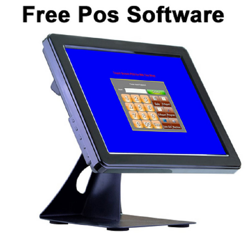 15 inch Touch Screen POS System Cash Register With Free Software For