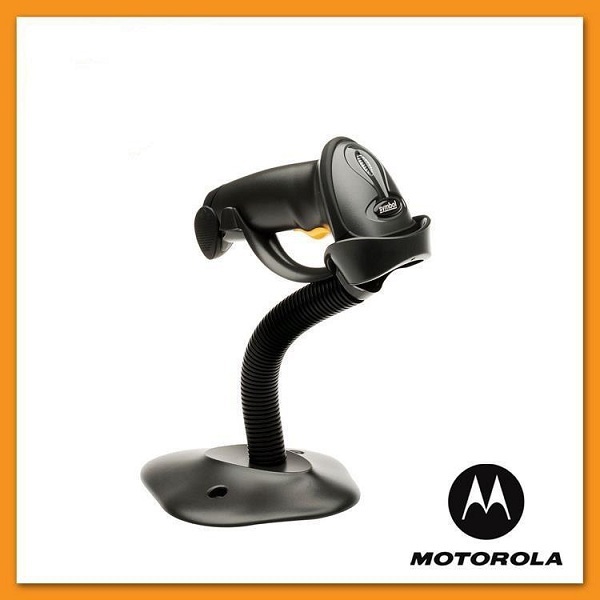 Genuine Motorola Symbol LS2208 Barcode Scanner with Auto Scan + Stand