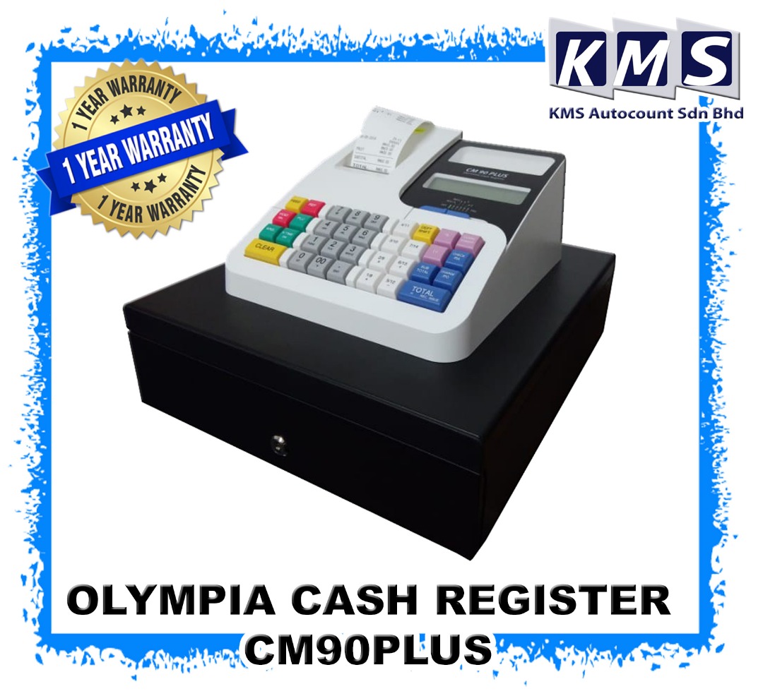 Cash Register Machine (Olympia) CM90 Plus READY STOCK