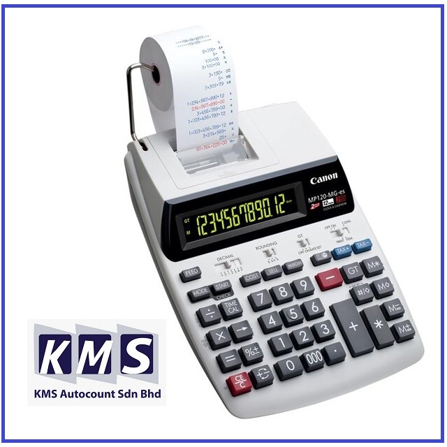 CANON MP120MGes PRINTING CALCULATOR