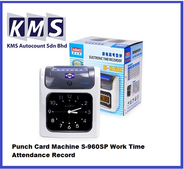 Punch Card Machine S960SP Work Time Attendance Record