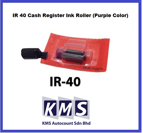 IR 40 Cash Register Ink Roller (Purple Color)