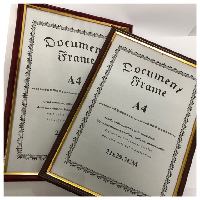 (READY STOCK) A4 Size Document Frame/ Photo Frame/Certificate Frame