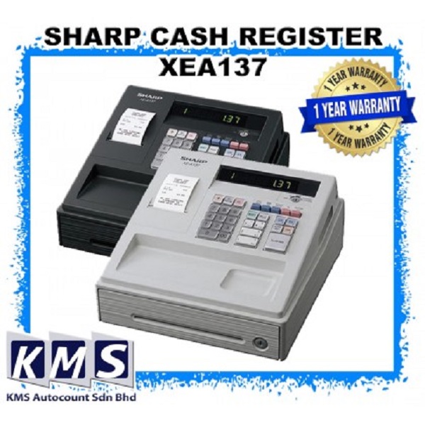 SHARP XEA137 Electronic Cash Register (Black color)