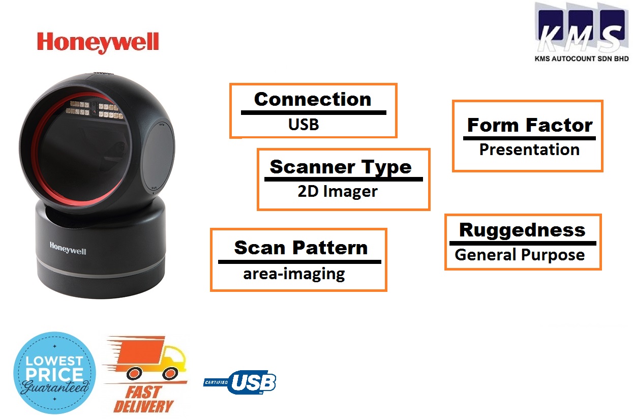 Honeywell HF680 2D HandFree AreaImaging Scanner