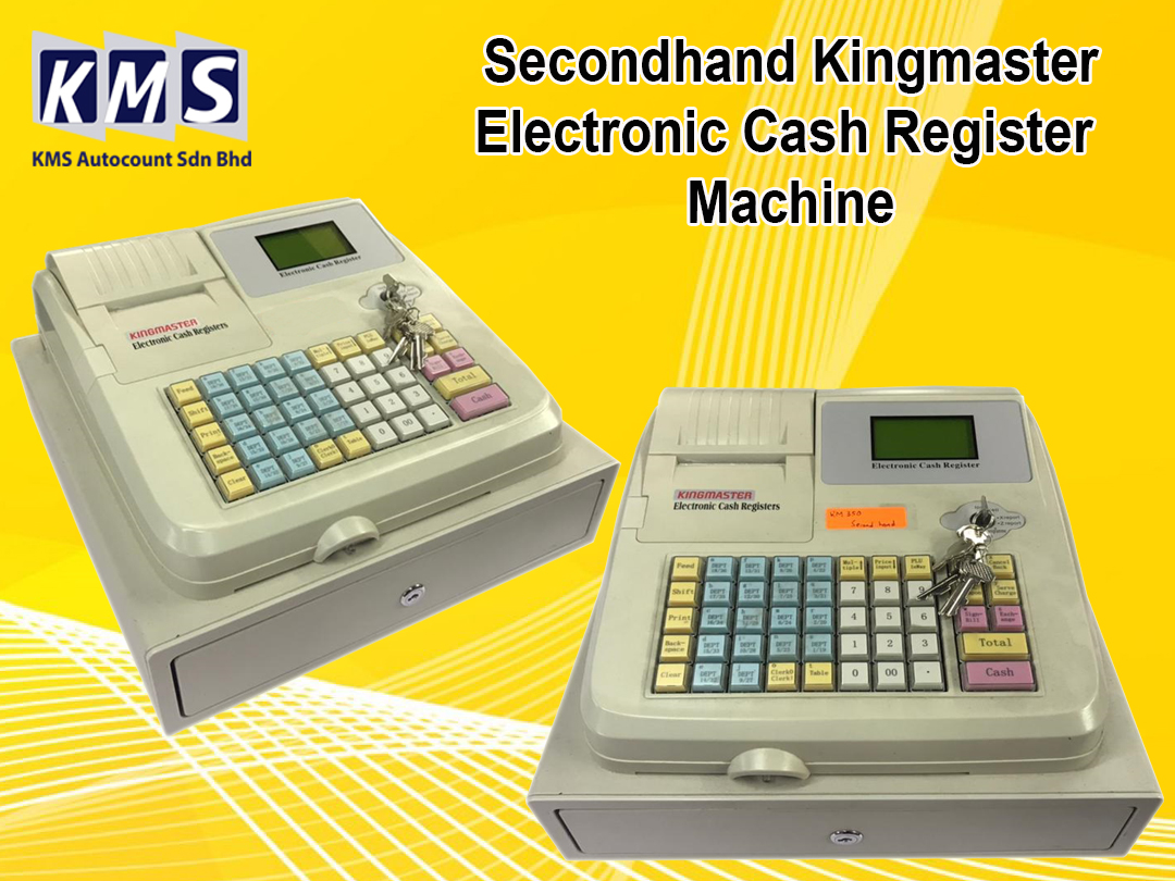 Secondhand Kingmaster Electronic Cash Register Machine